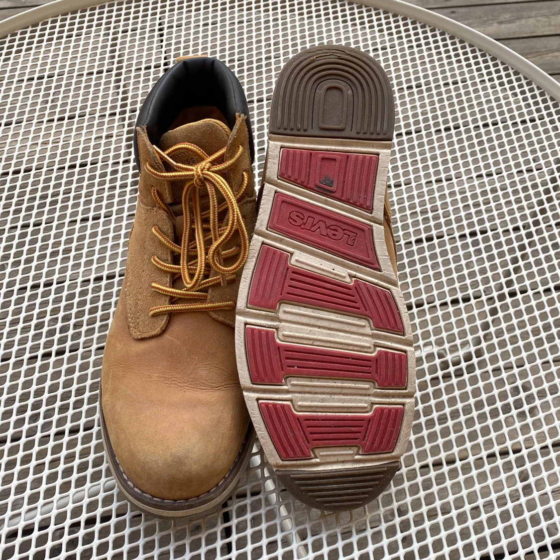 Levi's bruna boots i skinn, strl 40 - 2