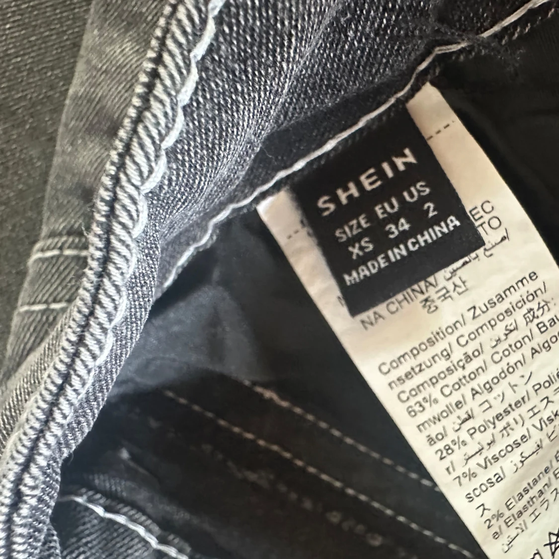 Grå bootcut jeans från SHEIN XS - 1