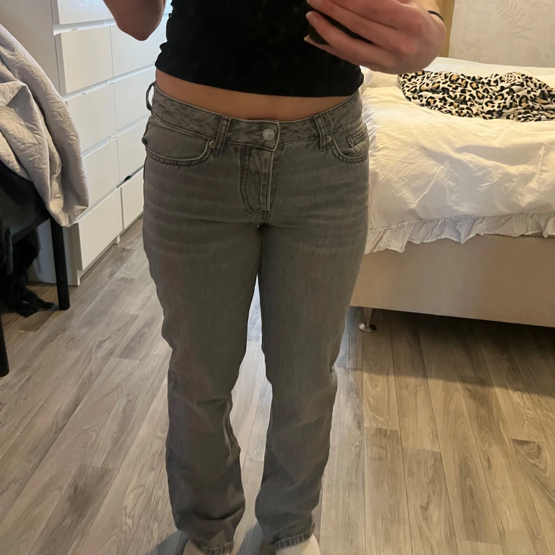 Grå jeans - 1