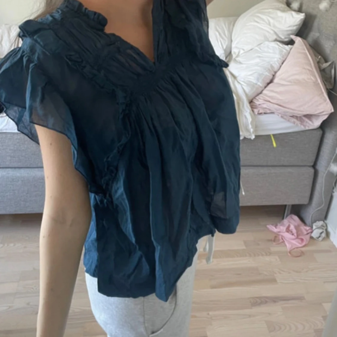 Mörkblå blus från Chelsea - 1