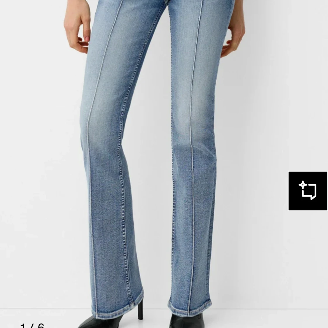 Low waist blåa jeans från berksha