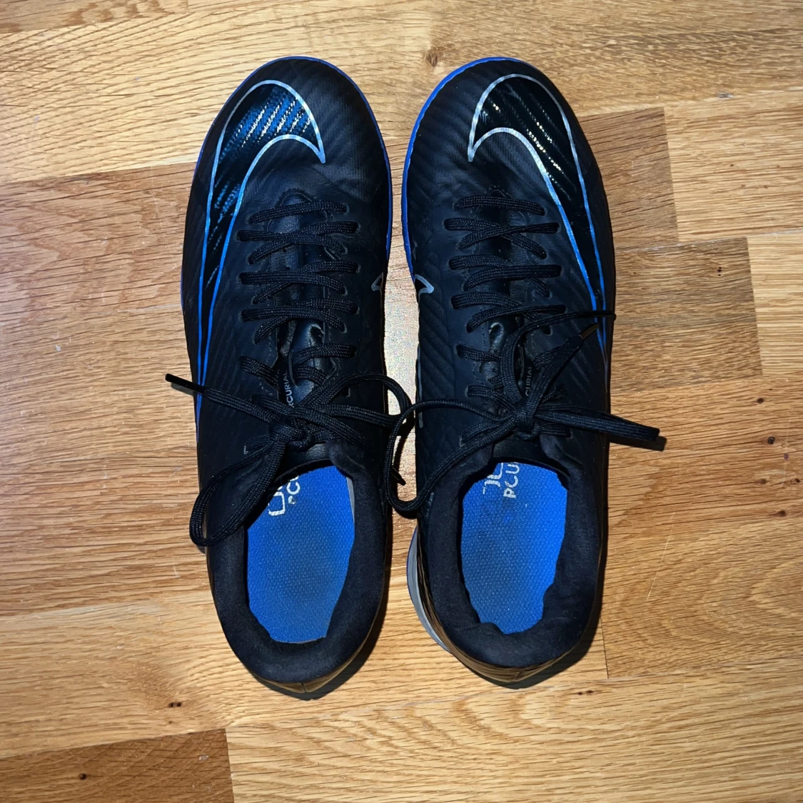 Nike Air Zoom svart/blå fotbollsskor - 1
