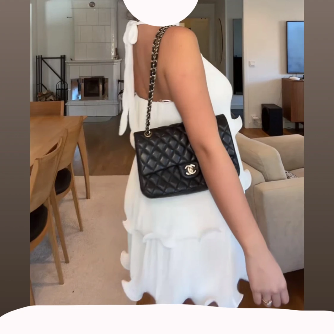 Vit volangklänning från Gina - 2