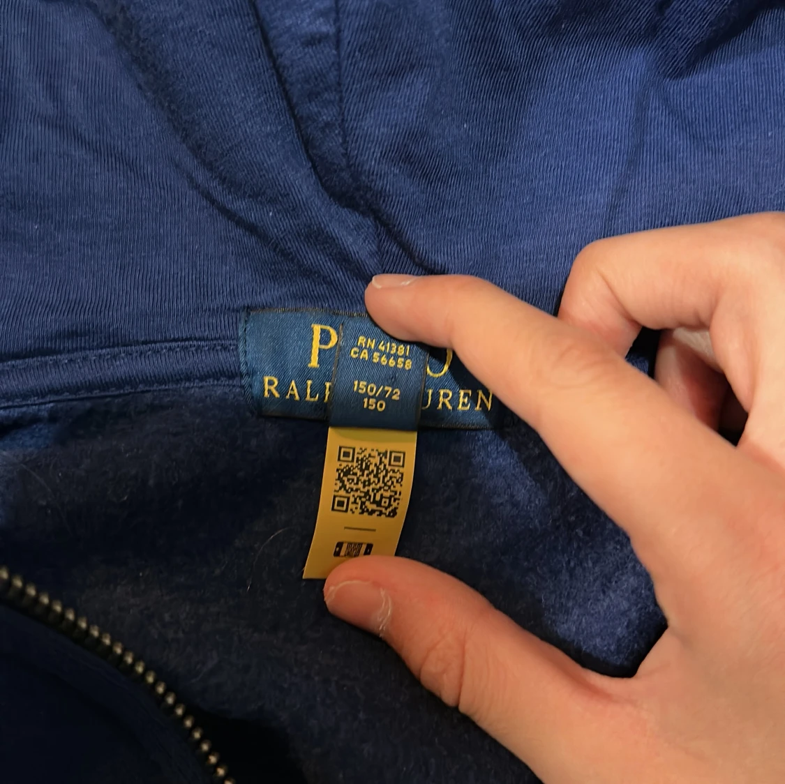 Marinblå hoodie från Polo Ralph Lauren - 2