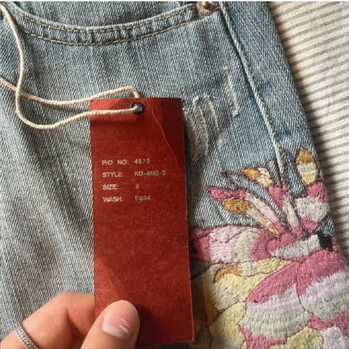 Vintage jeanskjol  - 2