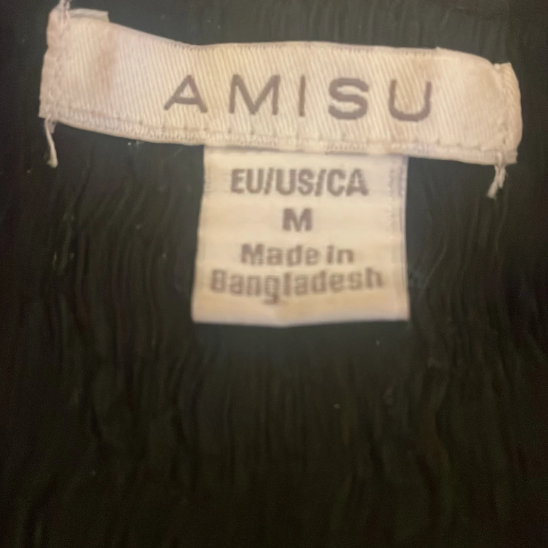 Svart topp från Amisu - 2