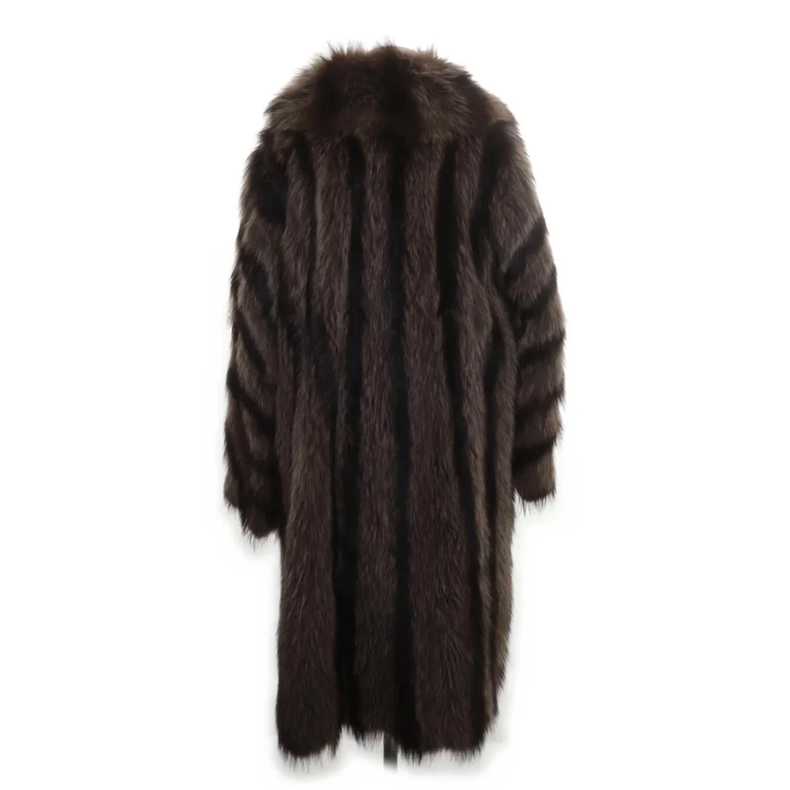 Brun pälsjacka - 1