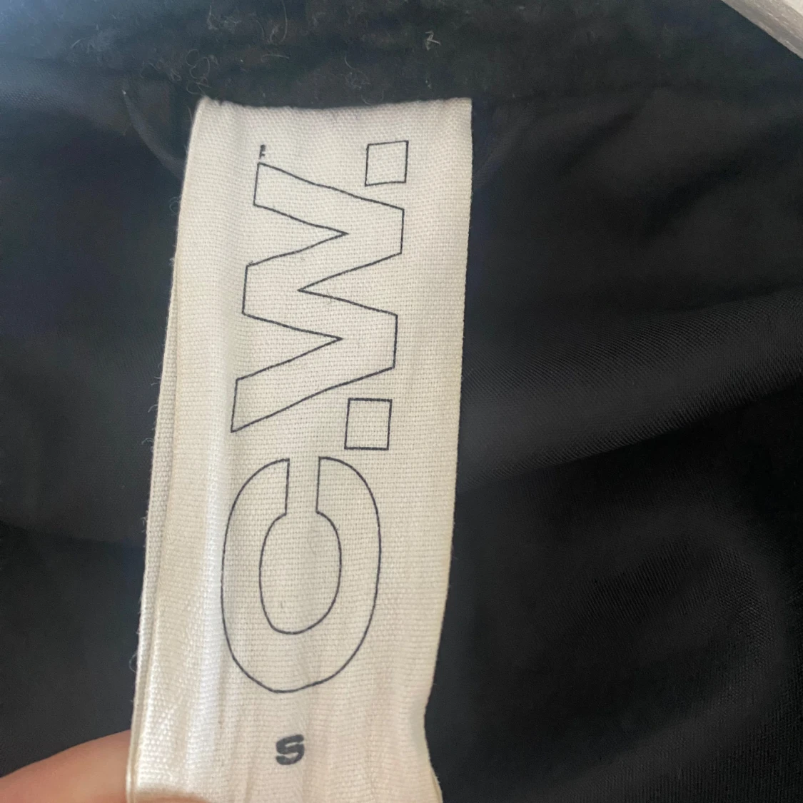 Svart teddyjacka från C.W. - 2