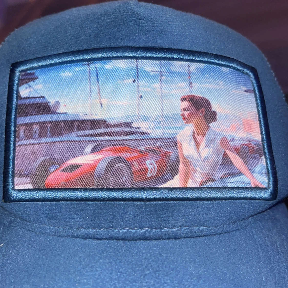 Blå keps med tryck från Revenite - 4