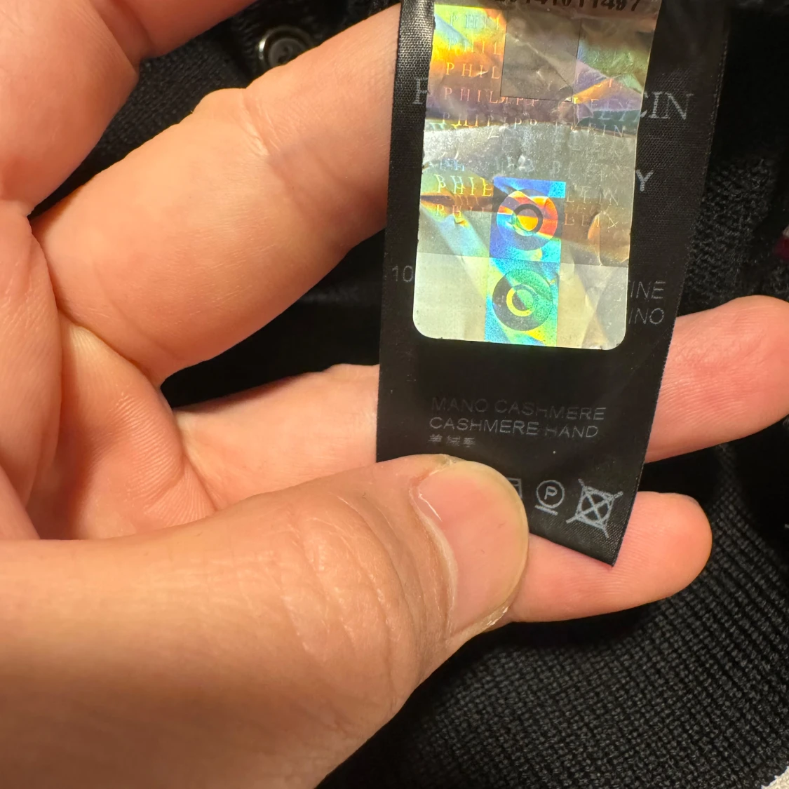 Svart kofta från Philipp Plein med dödskalle - 3