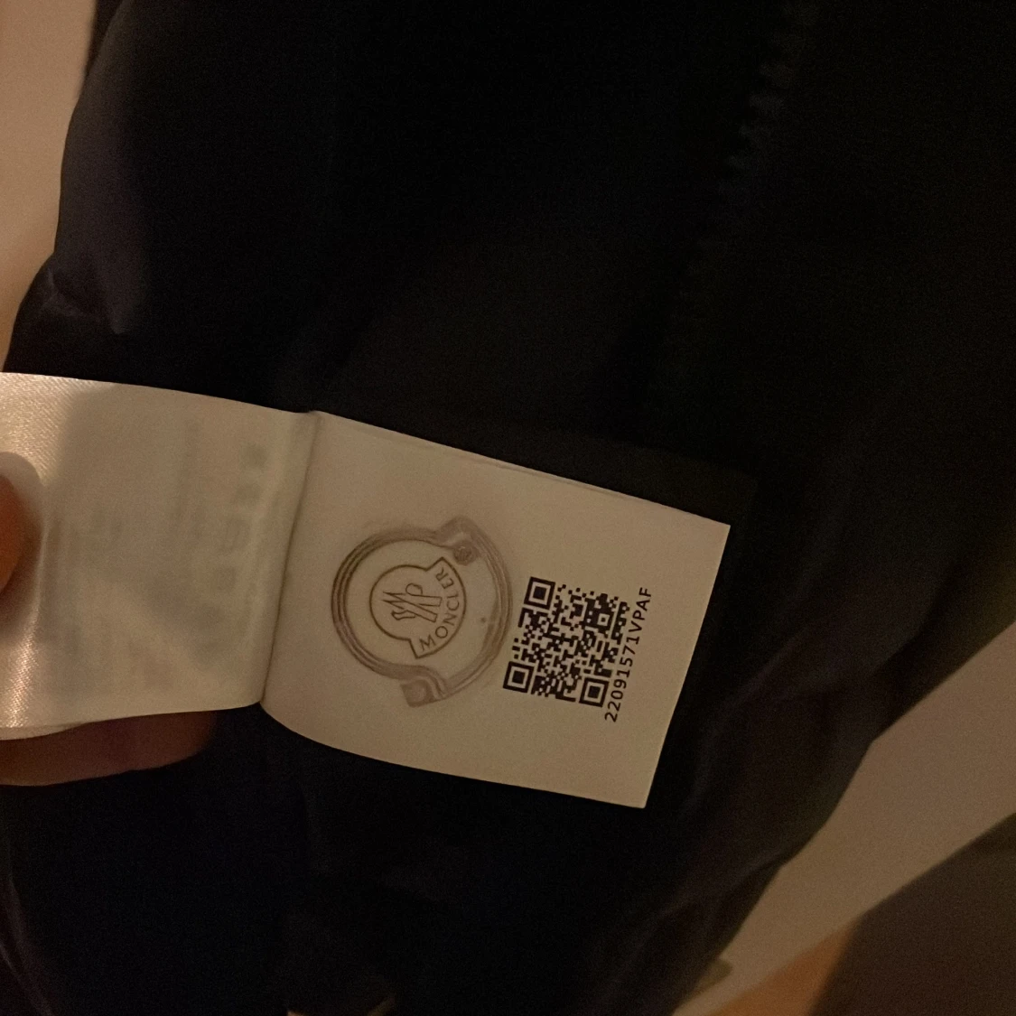 Mörkblå cardigan med huva från Moncler - 2