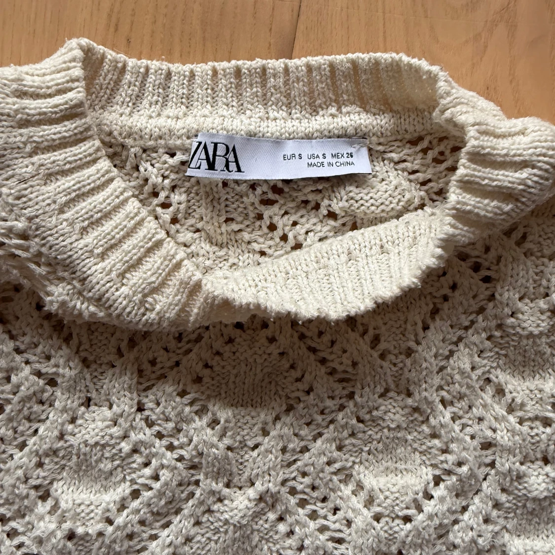 Virkad tröja Zara - 1