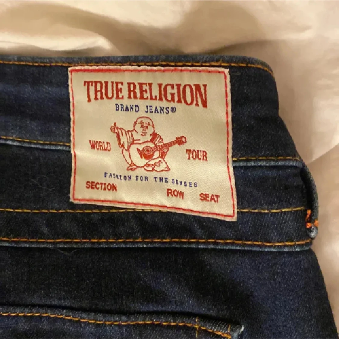 Mörkblå bootcut jeans från True Religion - 3
