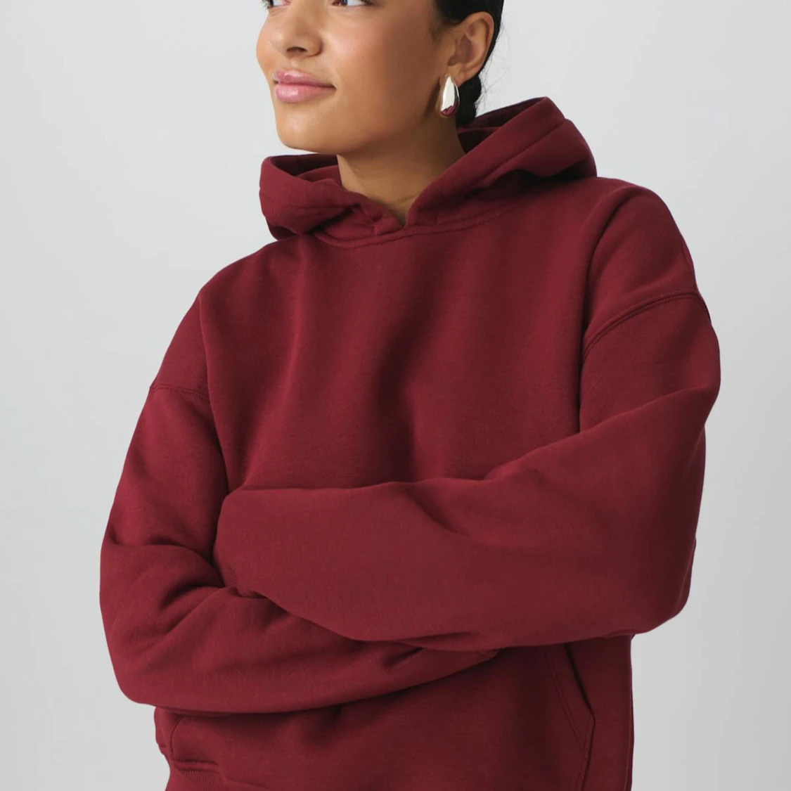 Röd Gina hoodie