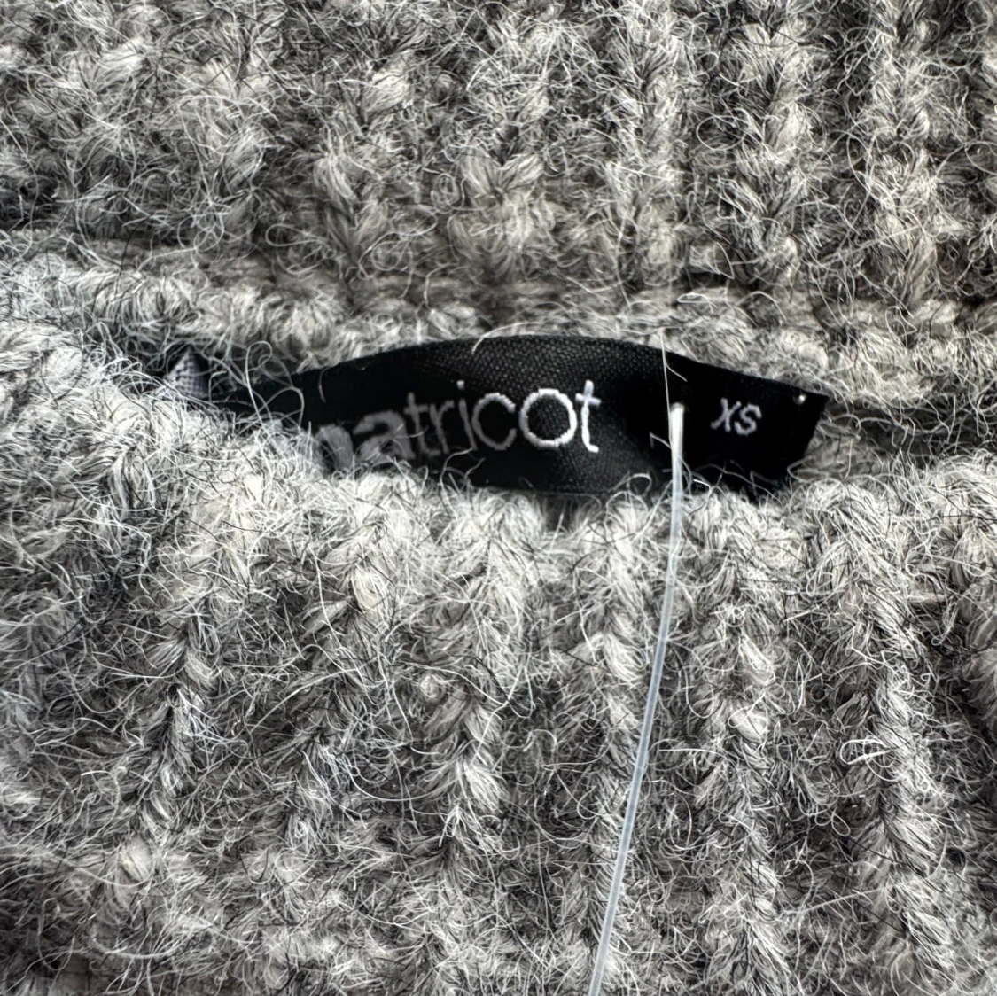 Grå stickad tröja från Gina Tricot - 3