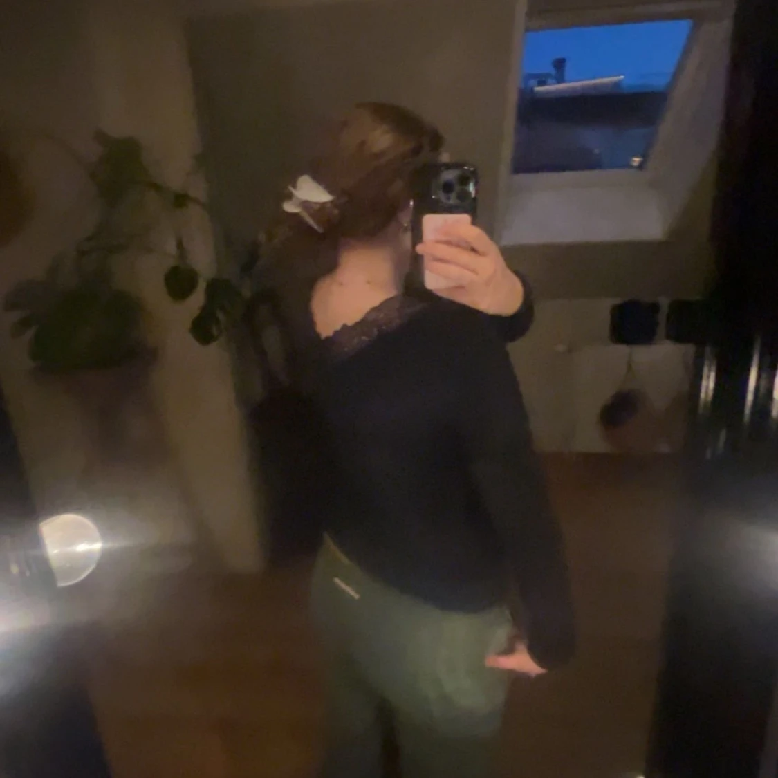 V ringad spets topp - 1