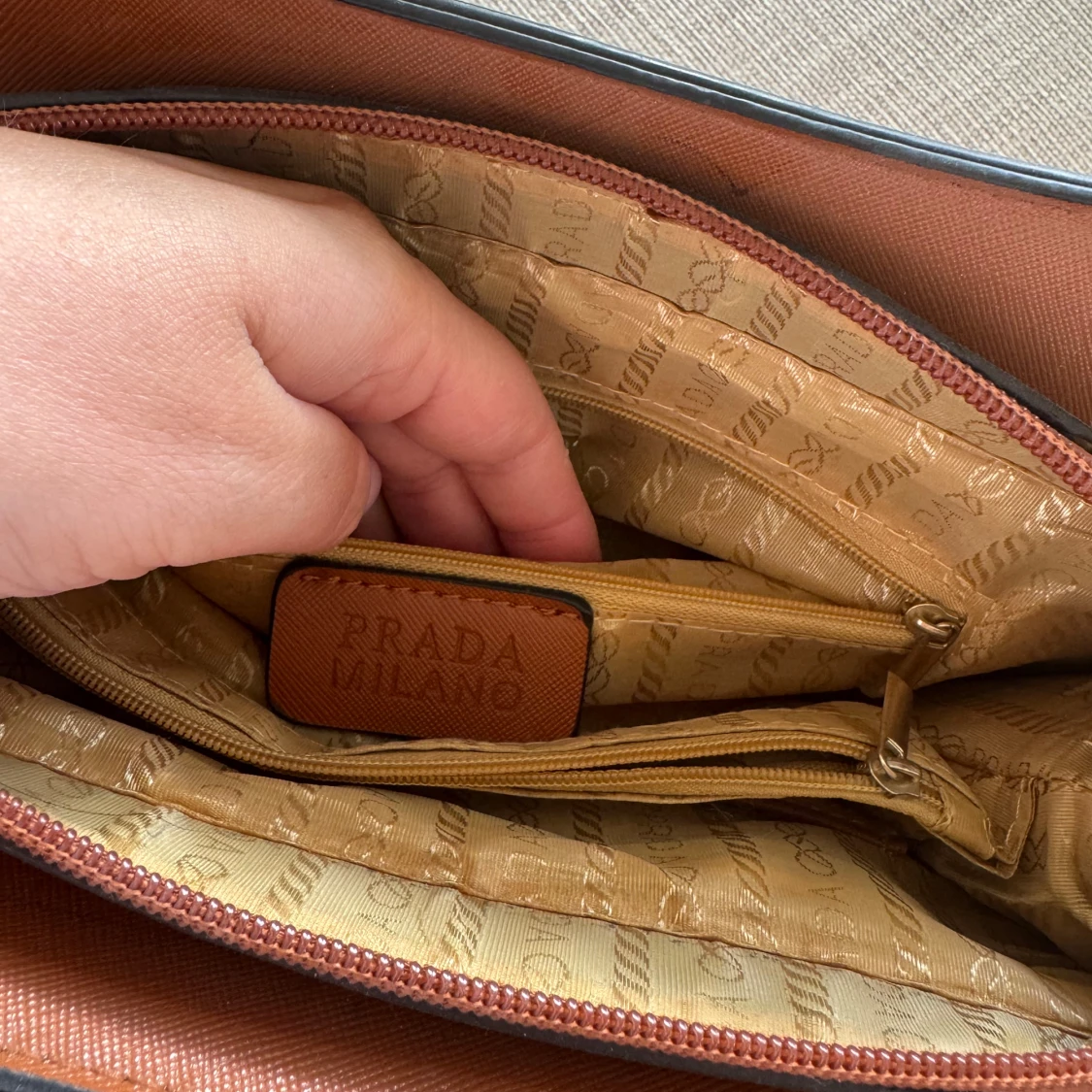 Congacsbrun handväska - 2