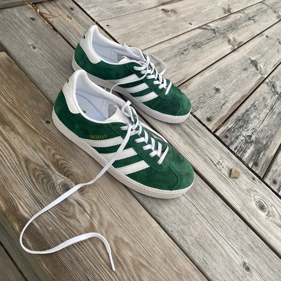 Adidas Gazelle gröna sneakers stl 36 - 1