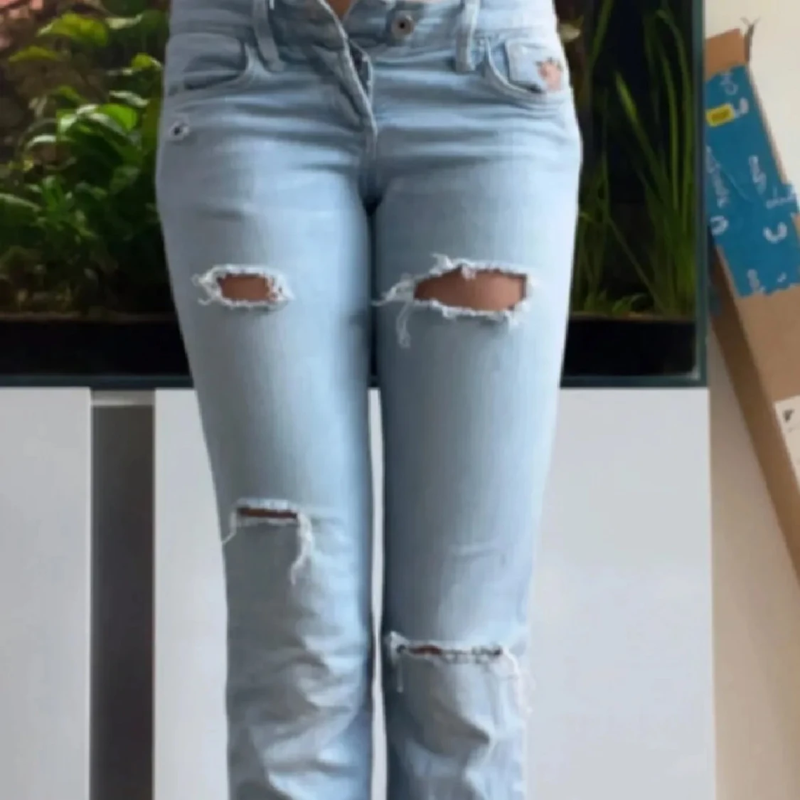 Lågmidjade jeans