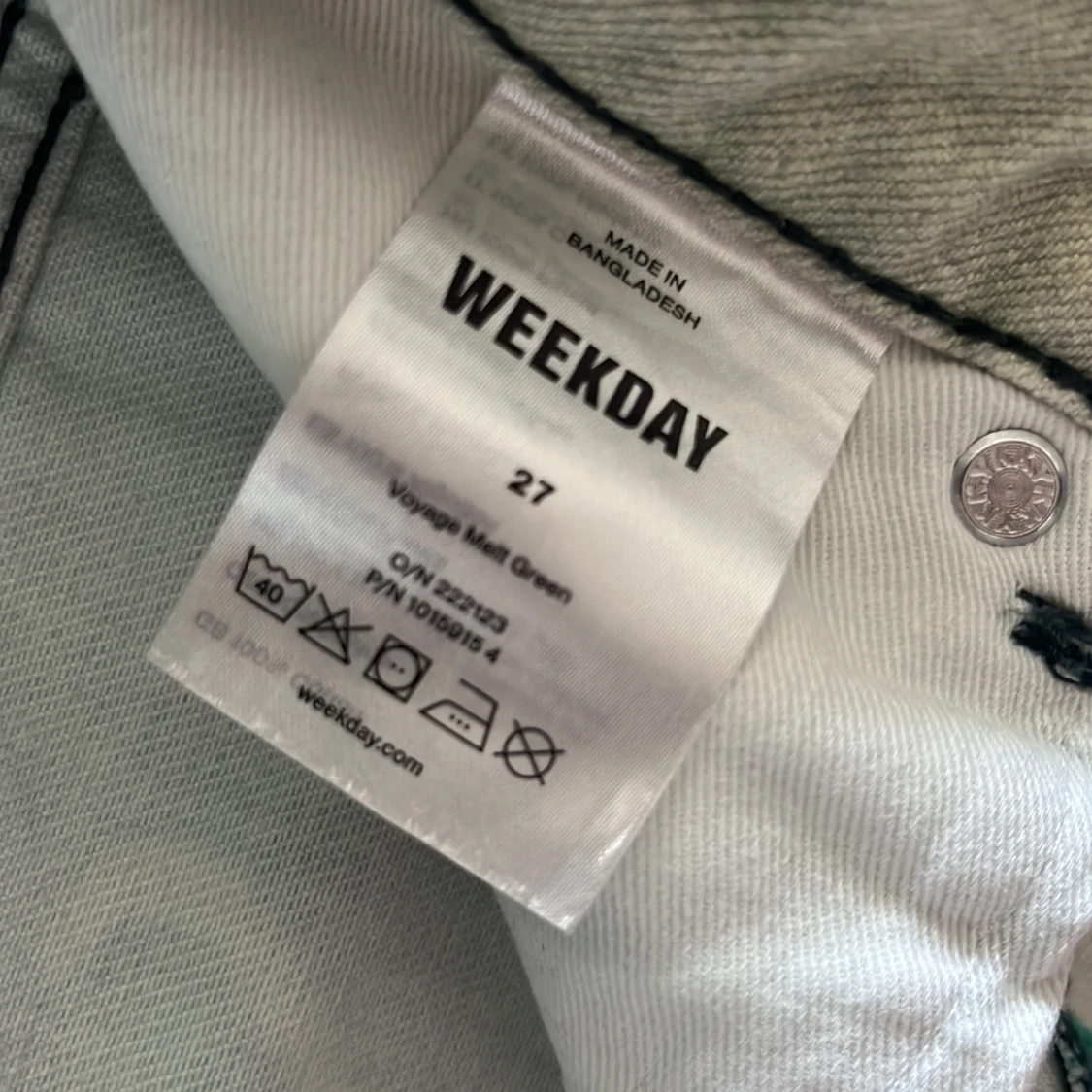 Weekday Voyager swirl-mönstrade jeans - 1