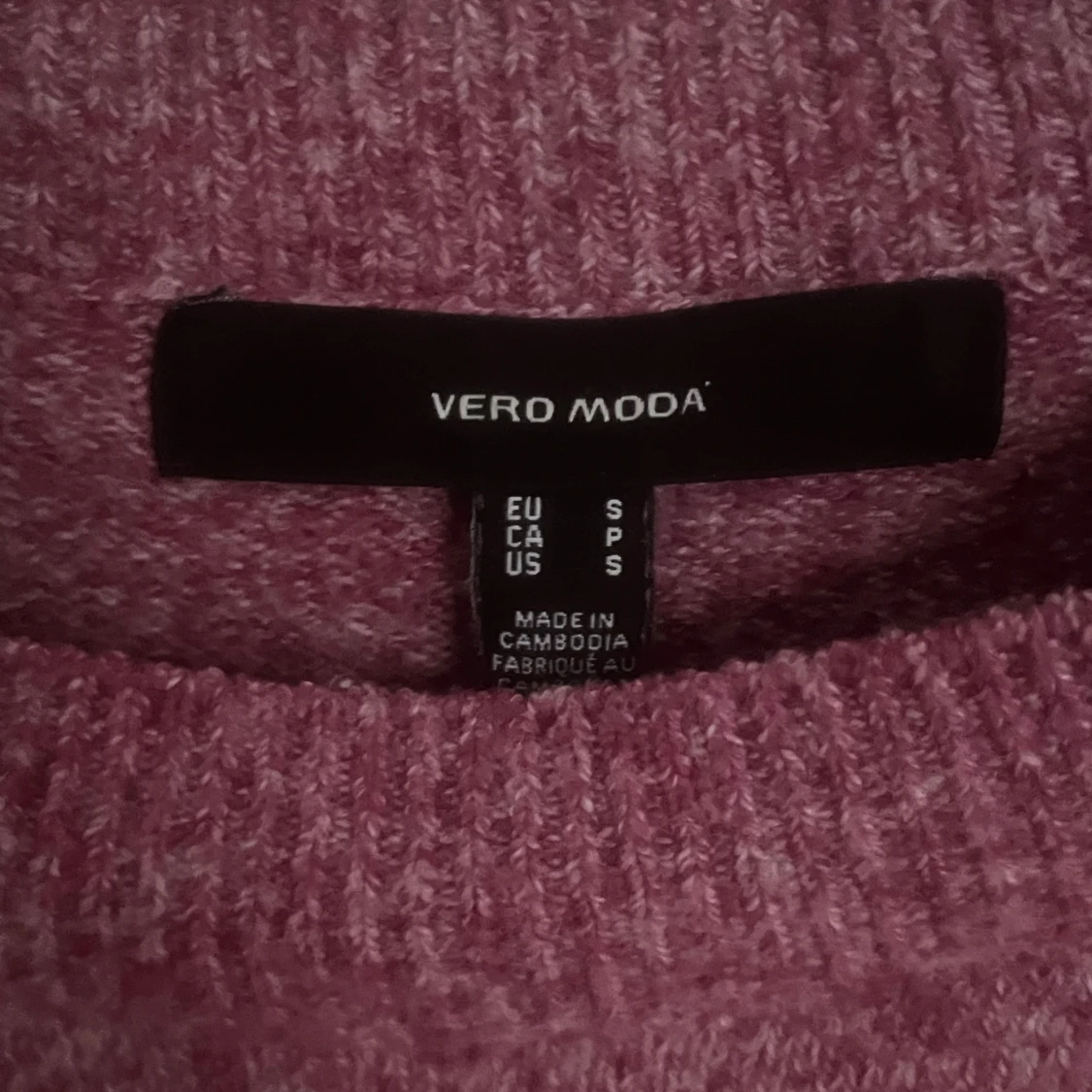 Rosa stickad tröja från Vero Moda - 2