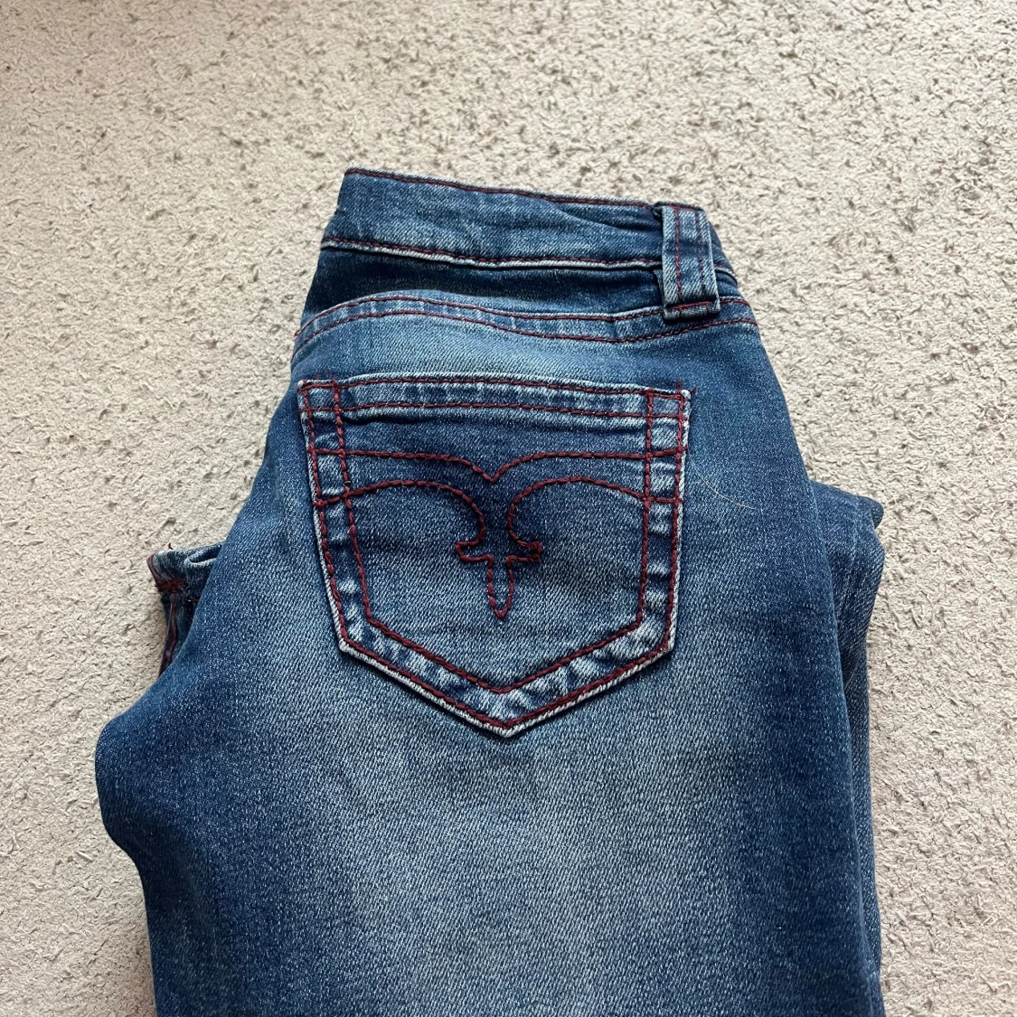 Blå bootcut jeans från Replay - 1