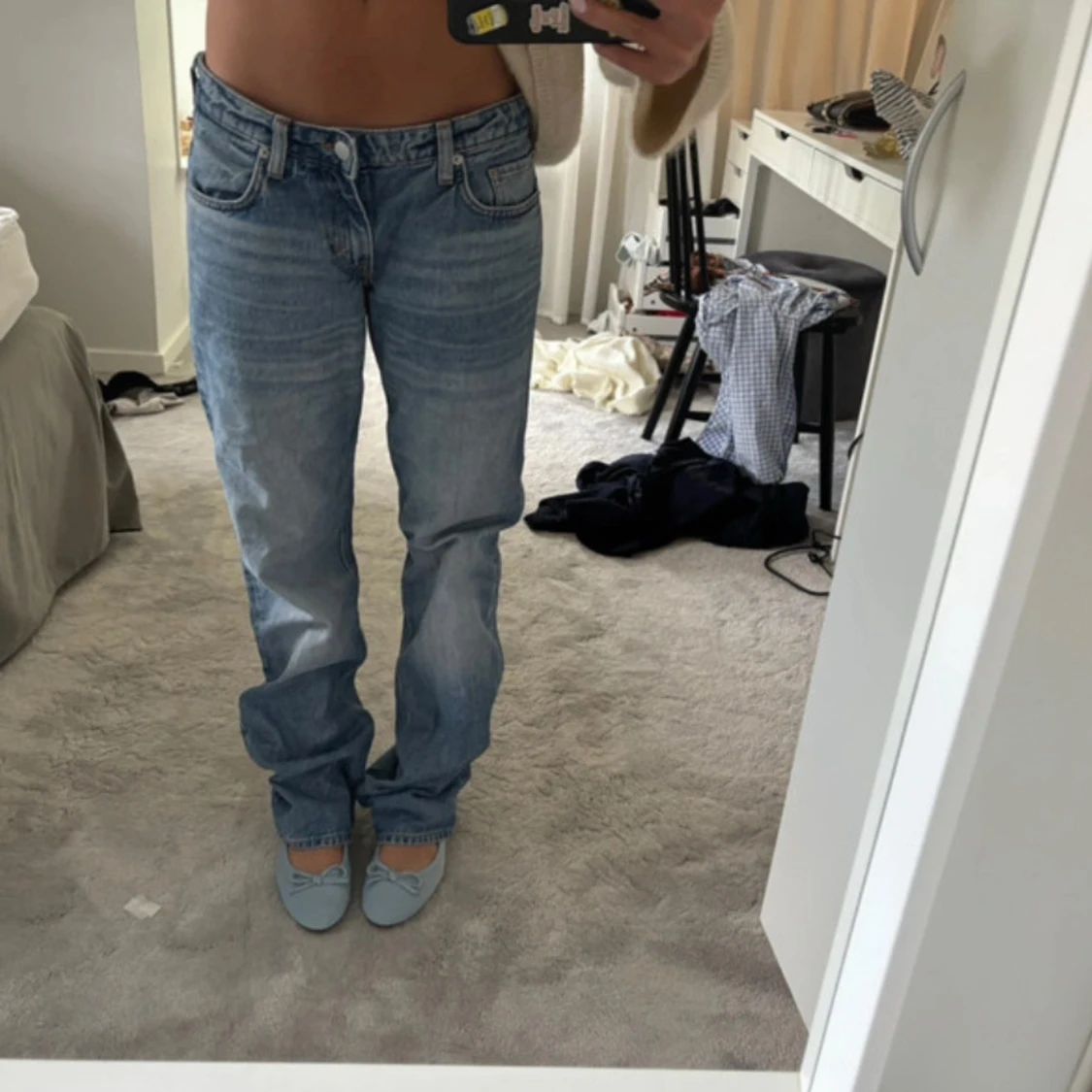 Lågmidjade jeans  - 1