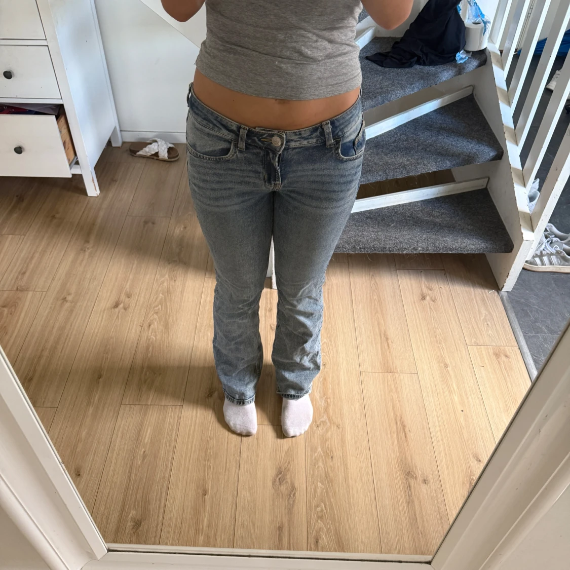 Blåa jeans 