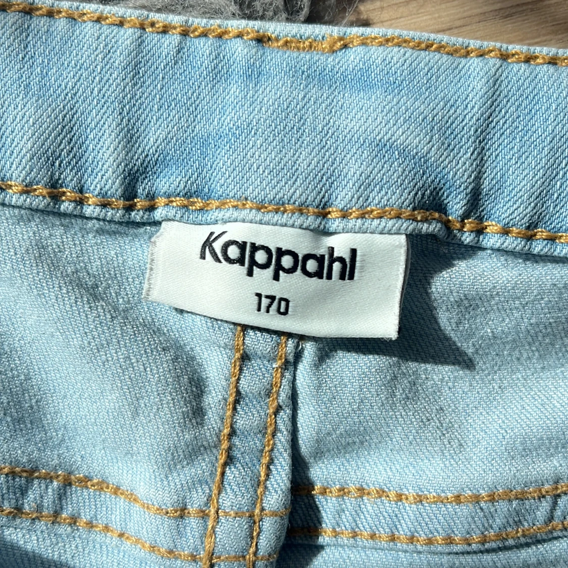 Ljusblå bootcut jeans  - 2