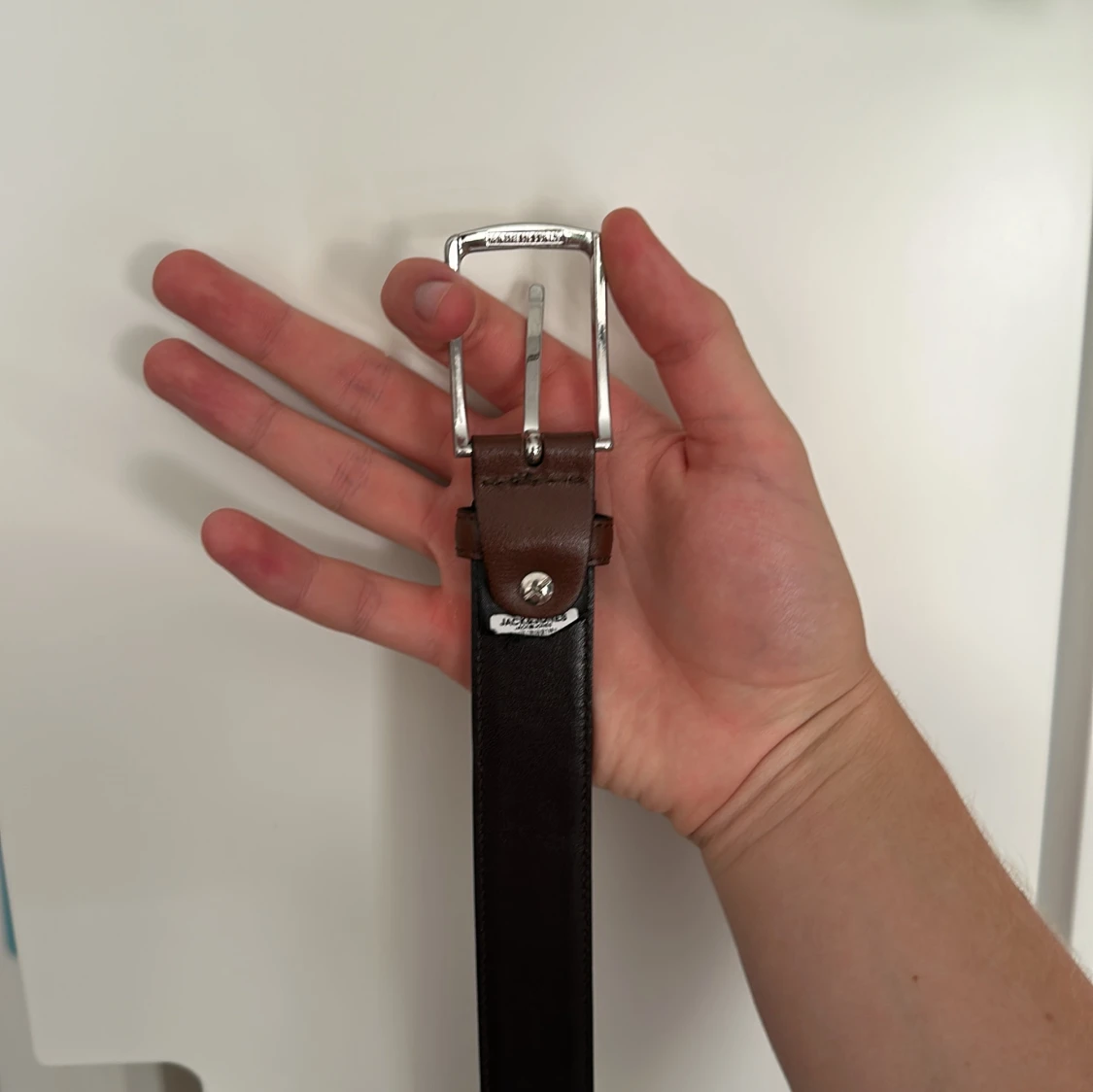 Brunt skärp från Montana i skinn - 2