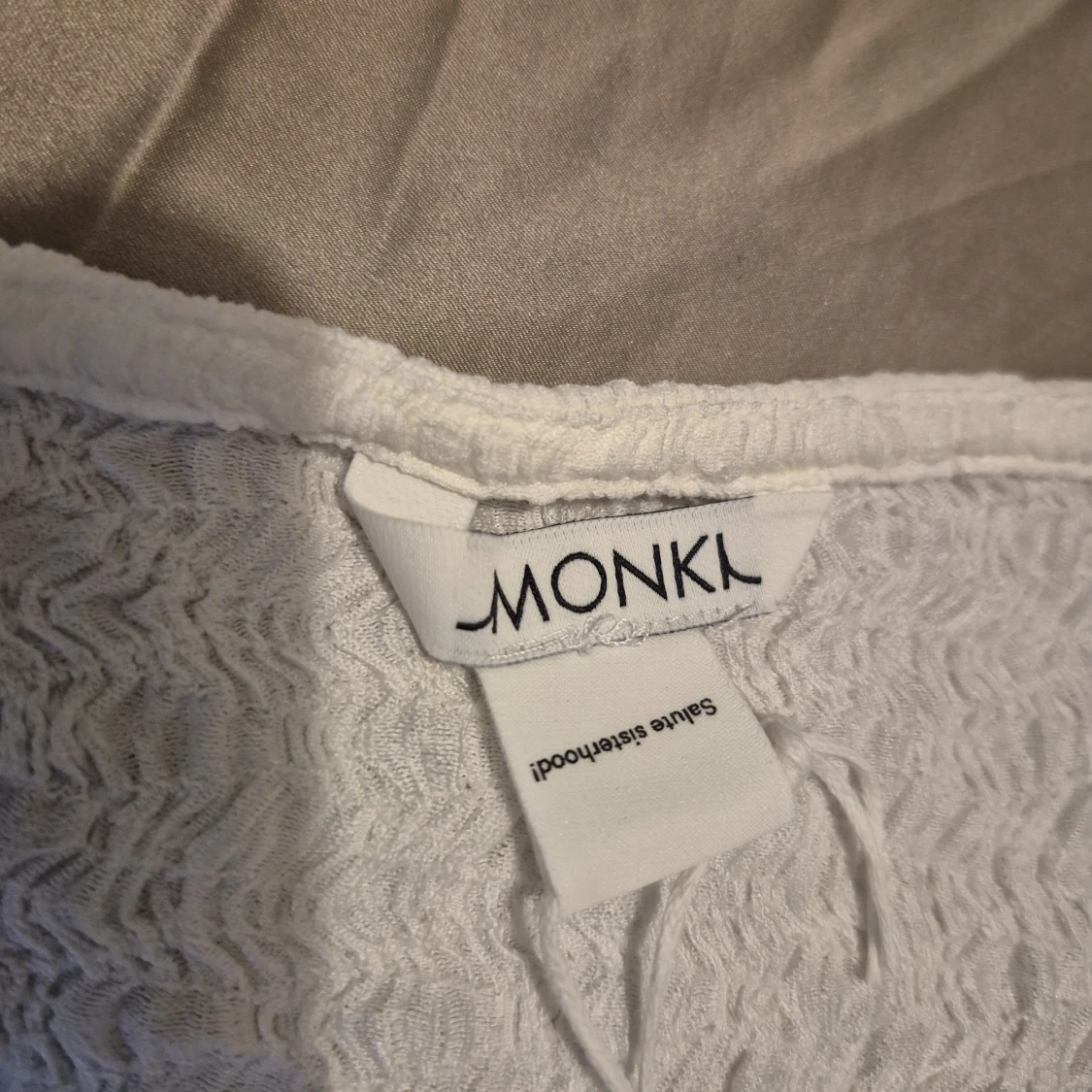 Knytband topp/blus från Monki - 2