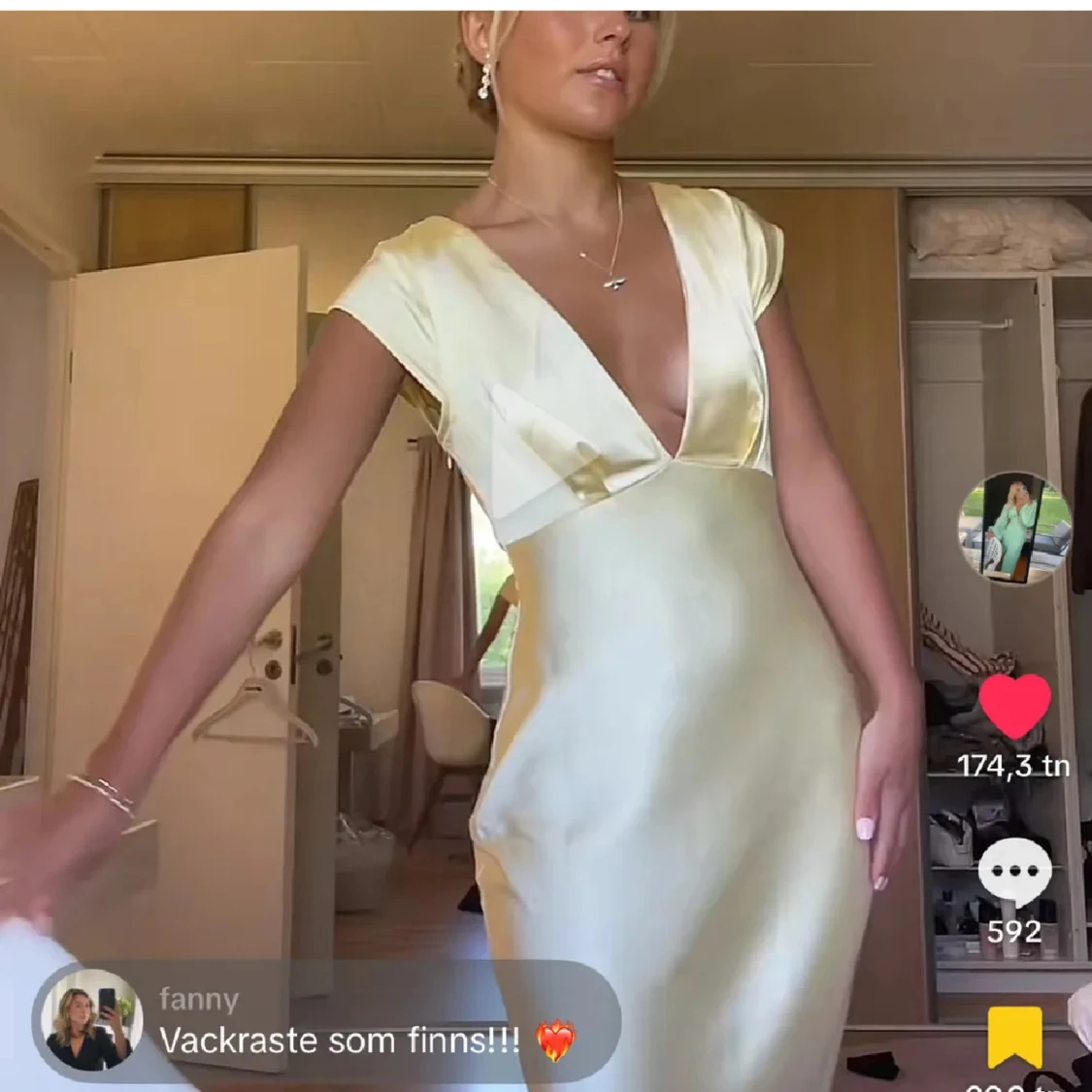 Gul balklänning  - 1