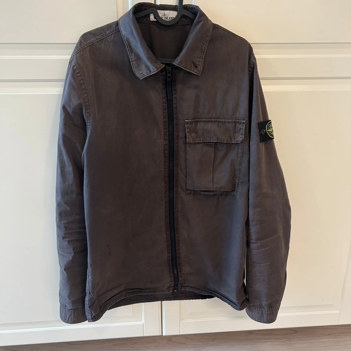 Brun overshirt från Stone Island