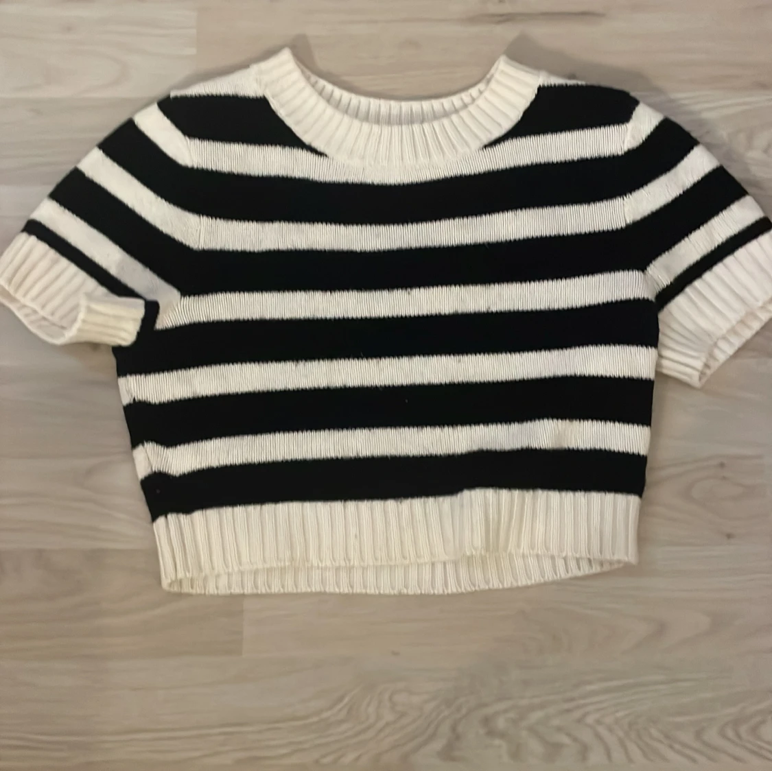 Randig stickad tröja från H&M Divided