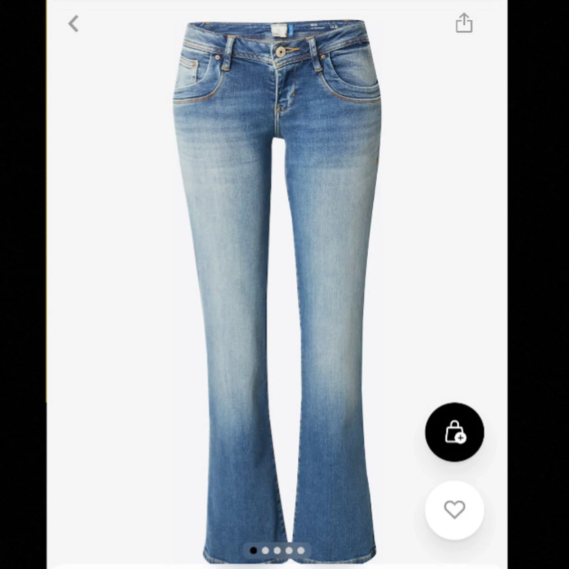 Blå bootcut jeans från ltb