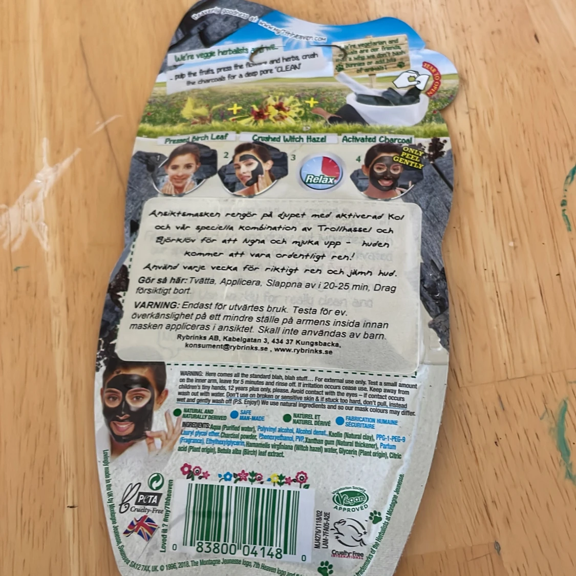 7th Heaven Charcoal Peel-Off Mask - 1