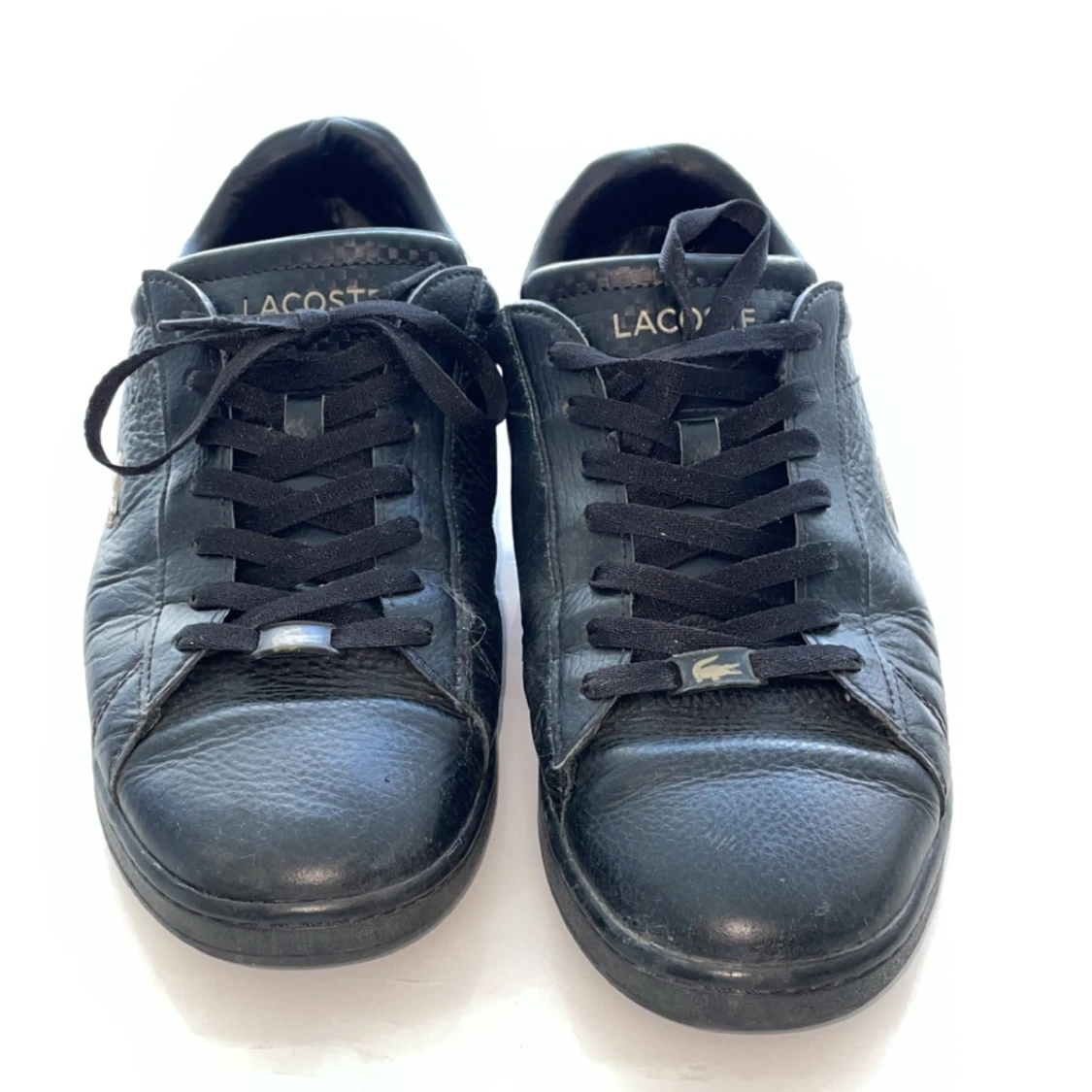 Svarta sneakers från Lacoste i skinn