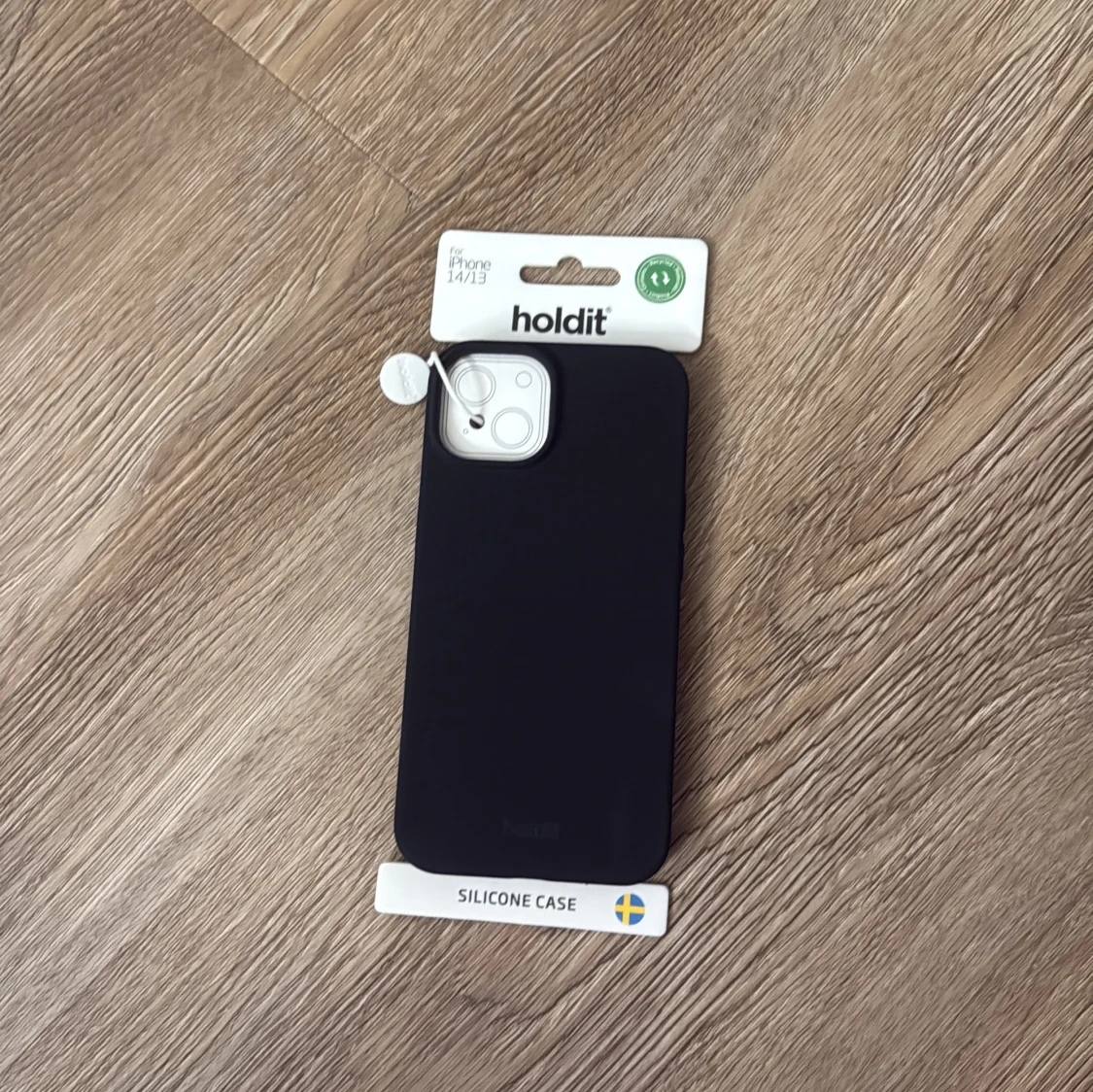 Svart mobilskal holdit Iphone 14/13 