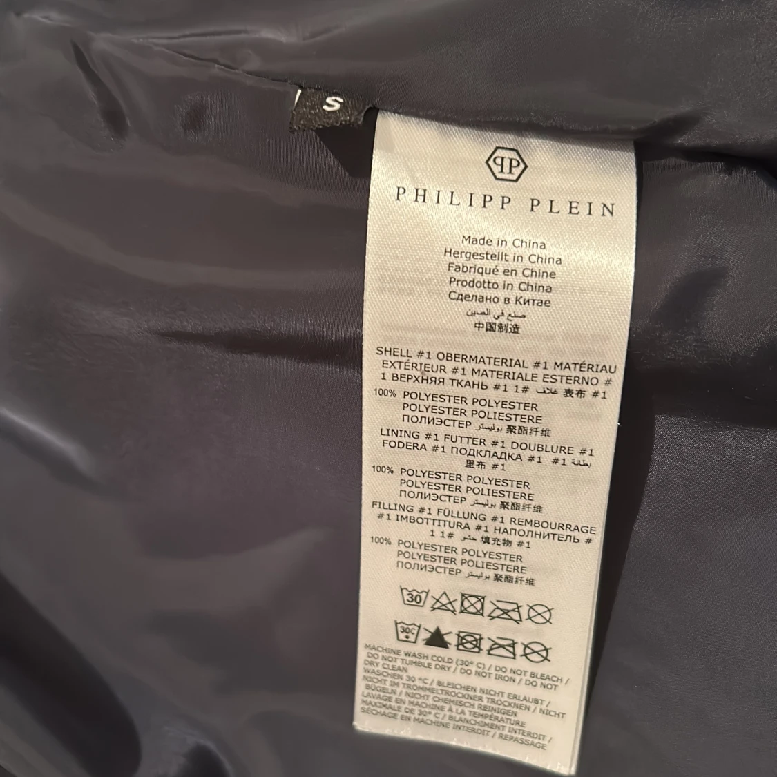 Blå dunväst från Philipp Plein - 3