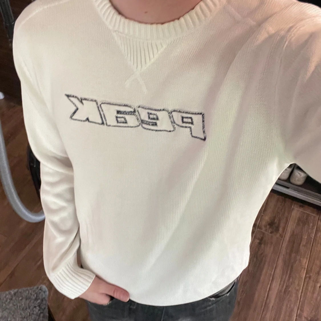 Vit stickad tröja  Peak Performance - 1