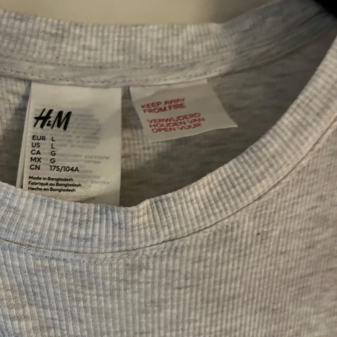 Ljusgrå långärmad tröja från H&M - 2