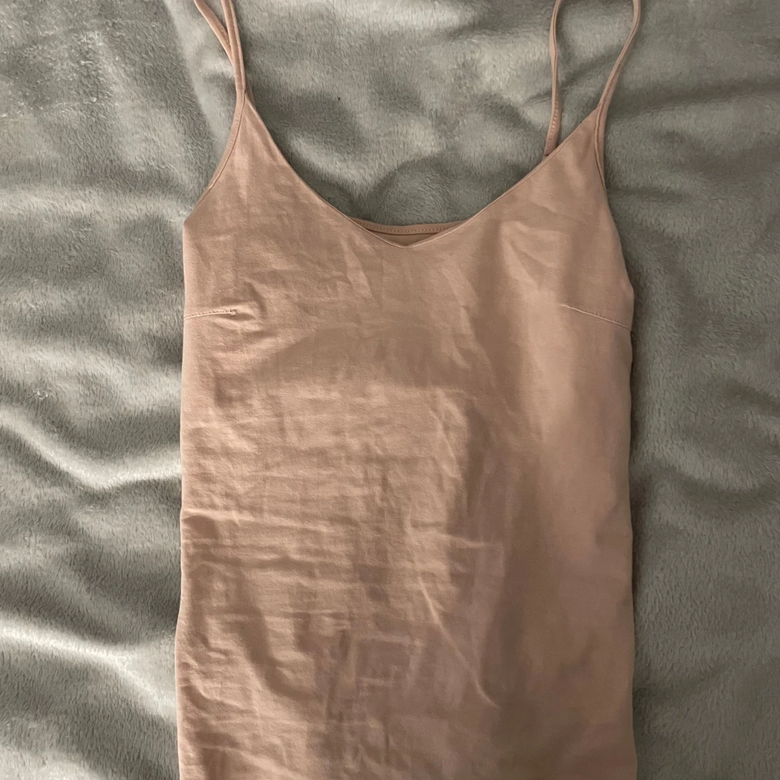 Beige linnetopp från 157, storlek M