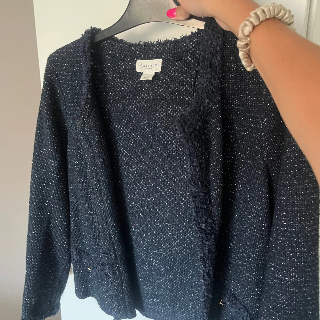 Mörkblå cardigan Holly & Whyte