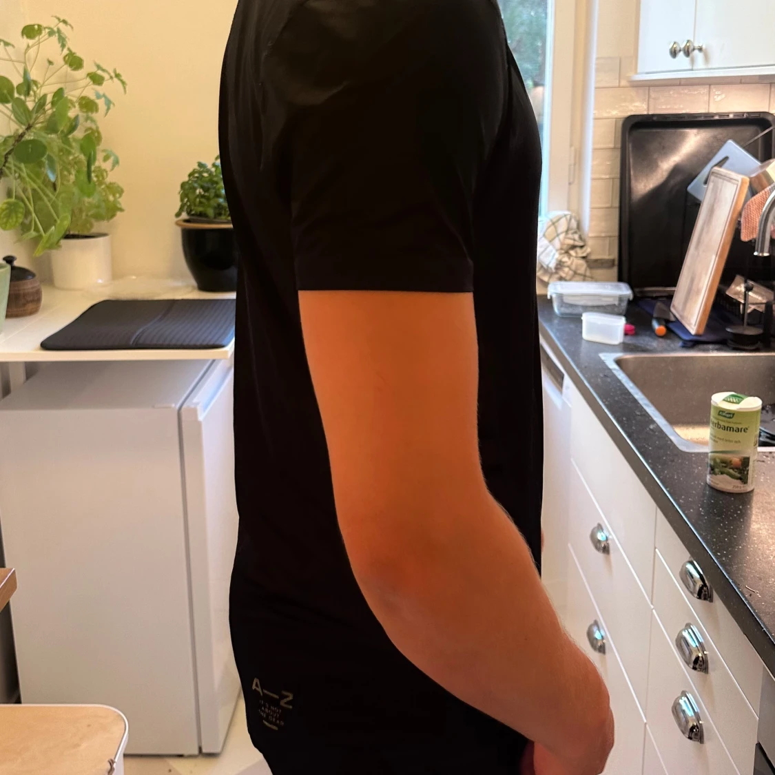 Svart tränings t-shirt från A-Z - 2