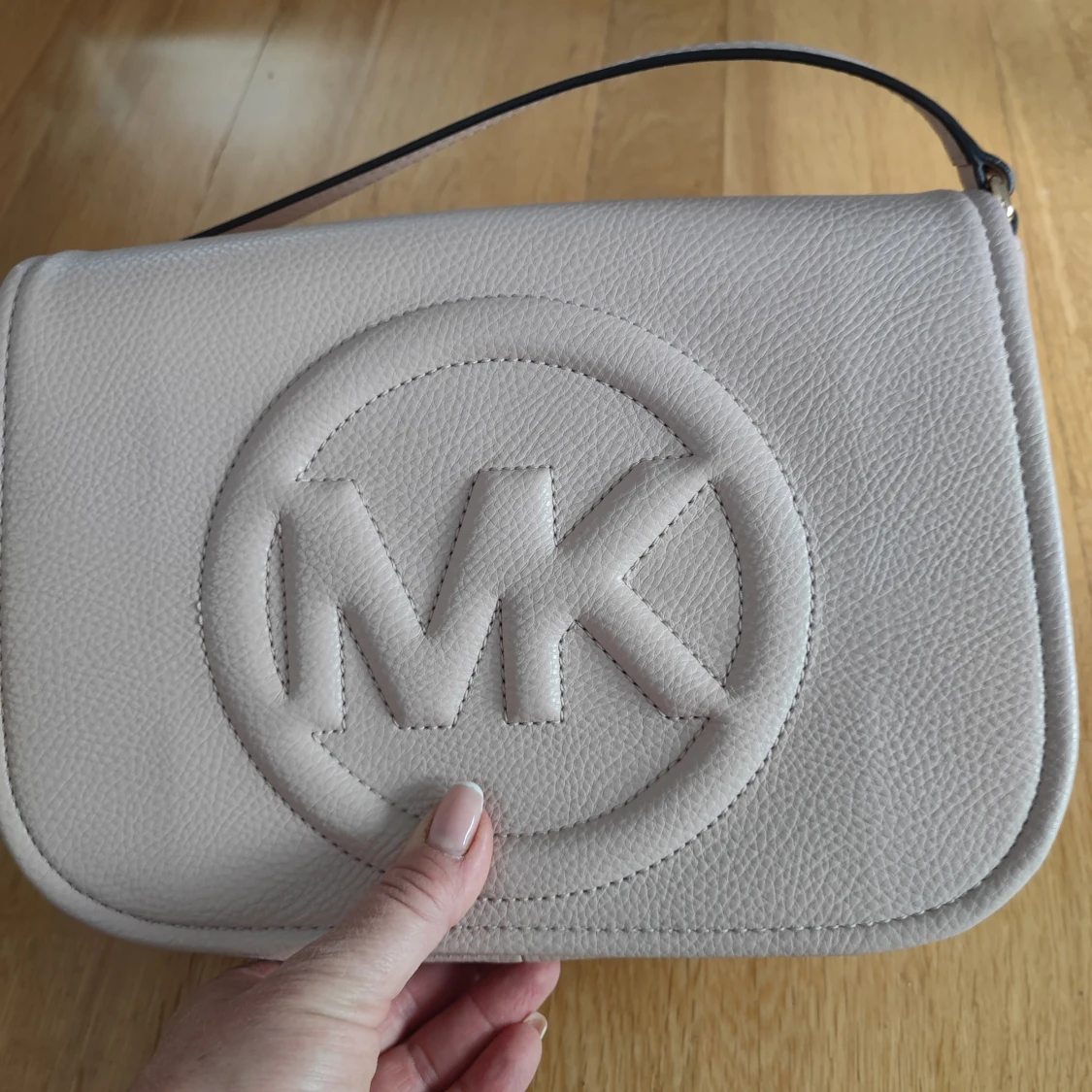 Vit axelväska Michael Kors Brynn - 4