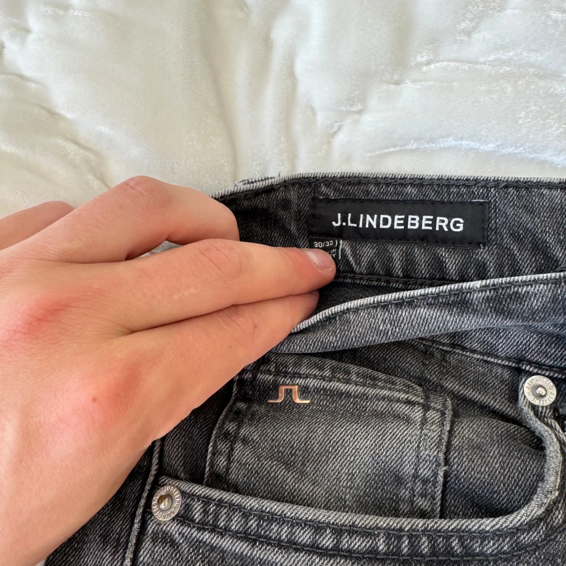 Grå jeans från J.Lindeberg, 30/32 - 2