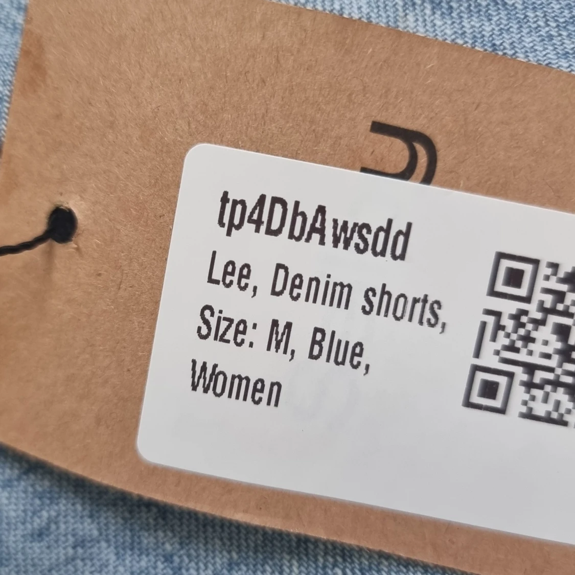 Ljusblå jeansshorts från Lee, M - 2