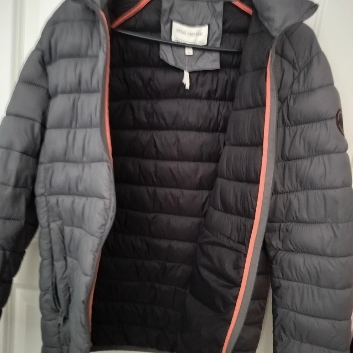 Mörkgrå pufferjacka Shine Original - 3