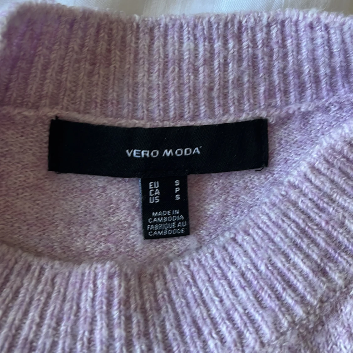 Ljuslila stickad tröja Vero Moda - 2