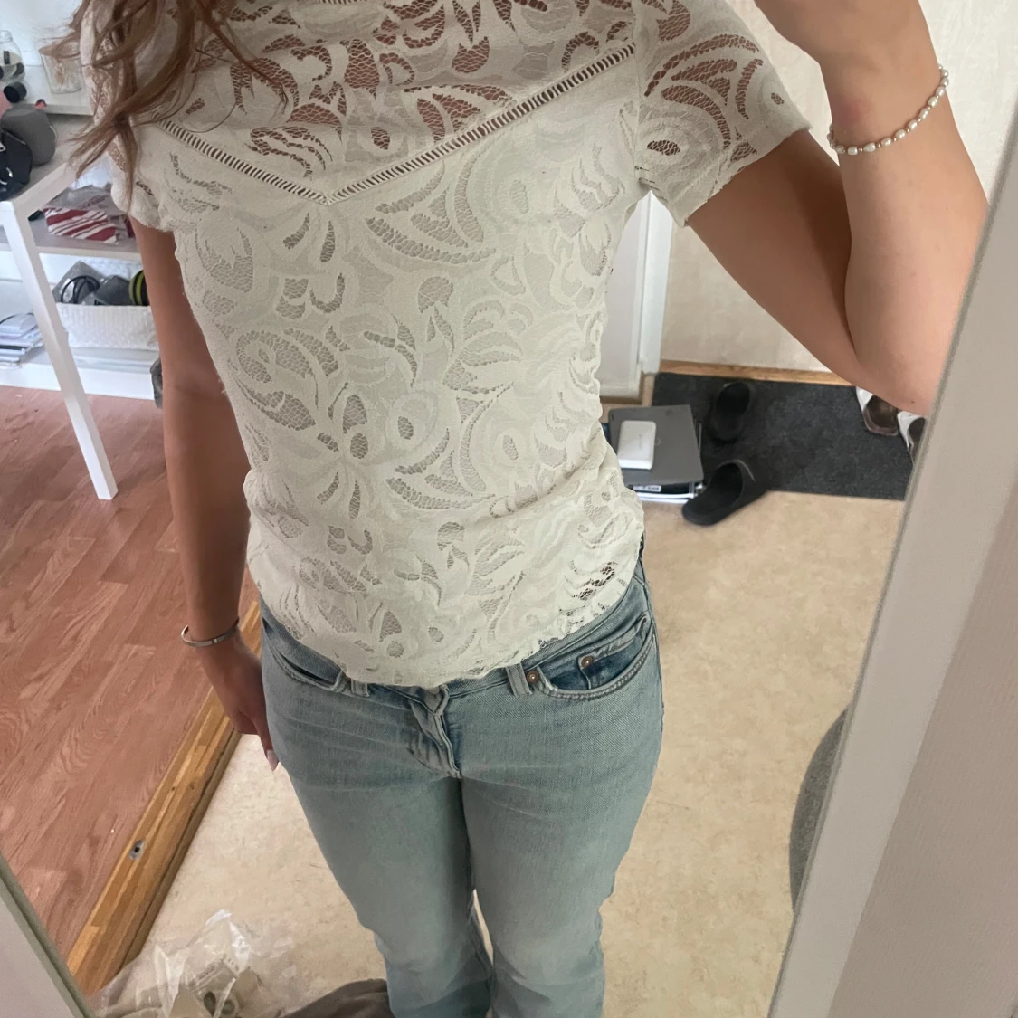 Vit spetsblus från Vila - 1